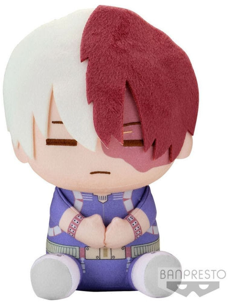 BP18615 Pelúcia Banpresto Big Plush Meu Herói Academia Shoto Todoroki