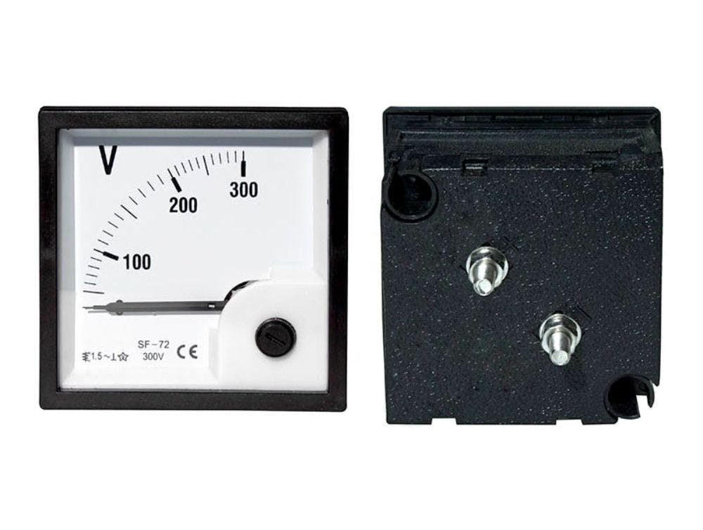 Voltímetro Analógico Grande 300V TECK