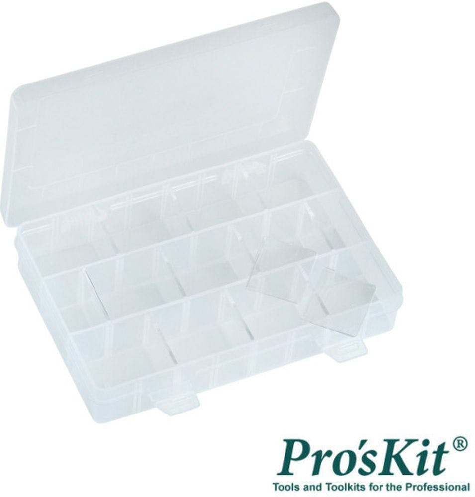 CAIXA P/ ARMAZENAMENTO DE COMPONENTES PROSKIT.