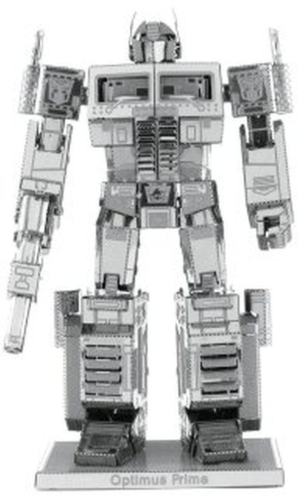 Maqueta 3d Metal Fascinations Optimus Prime Transformers Montaje Sin Pegamento Ni Soldadura