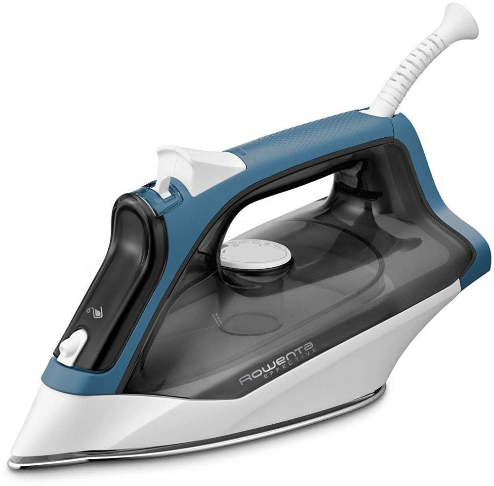 Ferro a Vapor ROWENTA DX1550 Effective&nbsp;(Jato de vapor 110&nbsp;g/min - Base Aço Inoxidável)