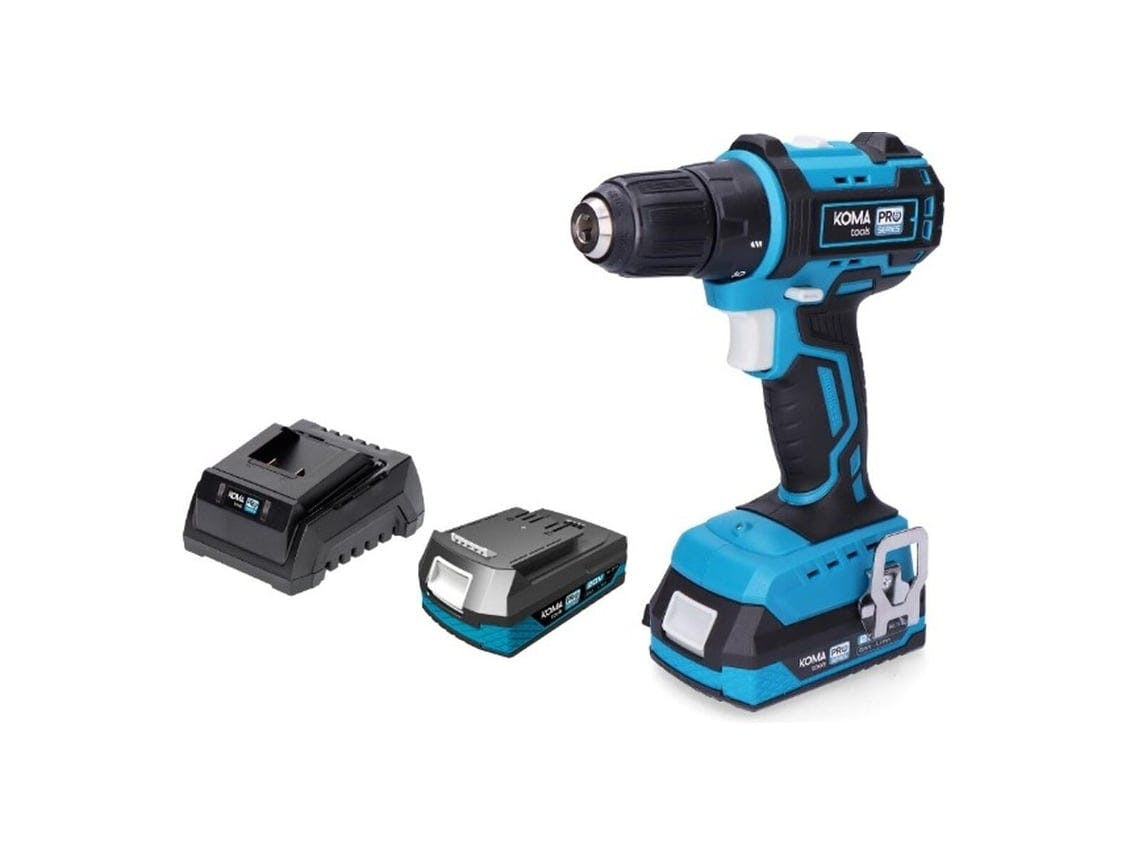 Berbequim com Chave de Fendas Koma Tools Pro Series 100-240 V