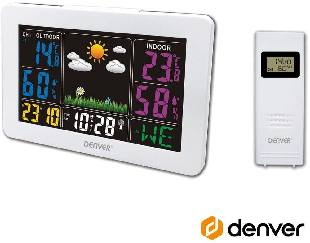 Estação Meteorológica Multifunções Denver Electronics Ws-540 Branco