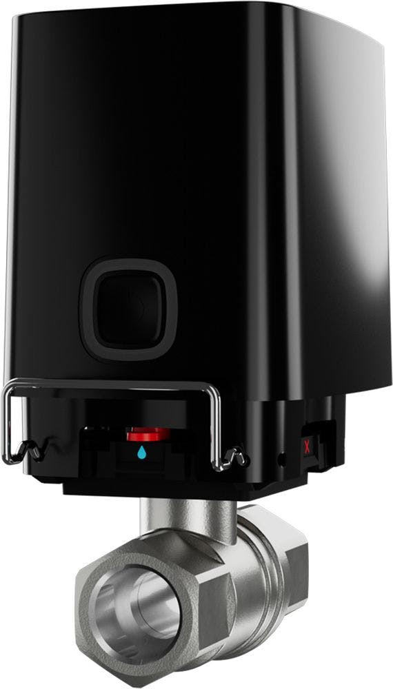 Válvula solenoide de fecho de água Bonomi 1" (DN 25) - Compatível c/ água quente/fria, fecho em <5s - Automação - 4 baterias CR123A ou fonte de alimentação.