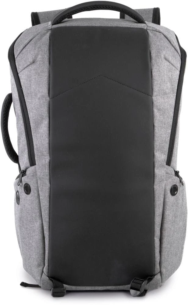 KI0888 Mochila anti-roubo tam: One Size cor:Graphite Grey Heather / Black :Kimood