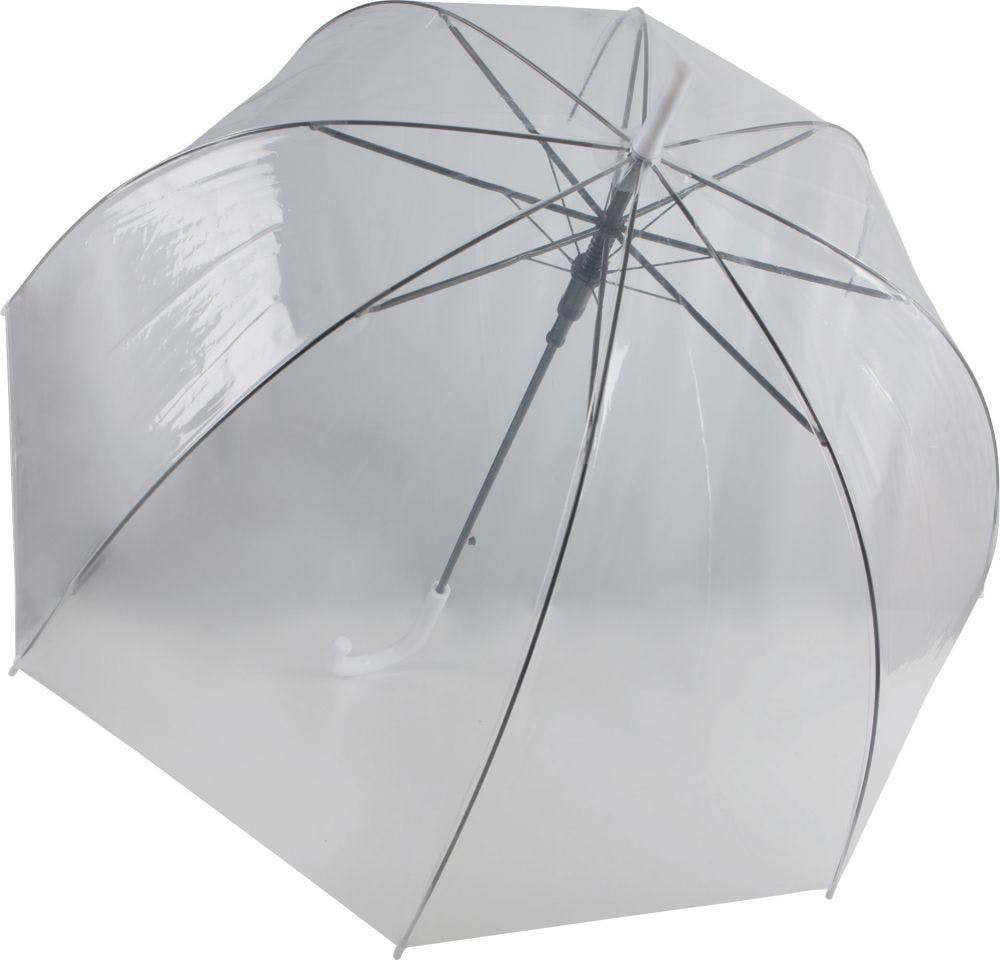 KI2024 Chapéu-de-chuva transparente tam: One Size cor:White :Kimood