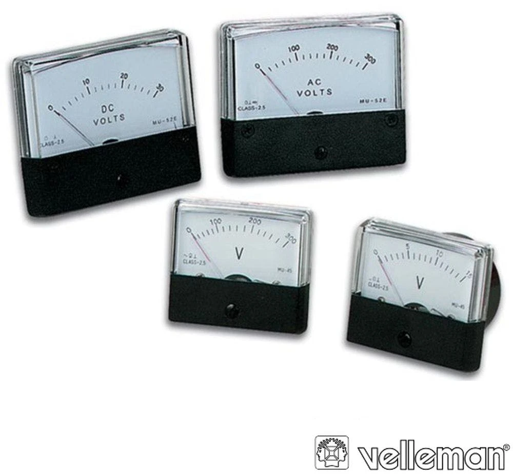 Voltímetro Analógico Painel 50V Dc 70X60Mm