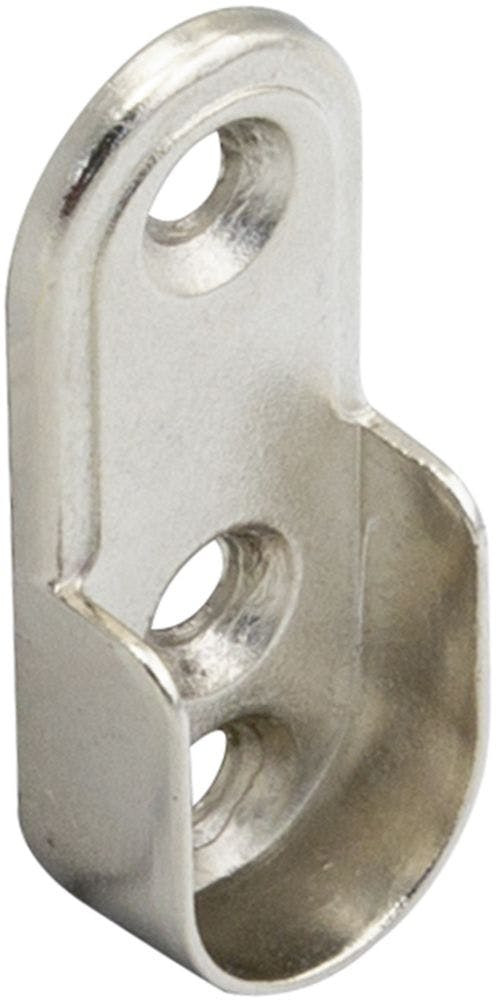Apoio Lateral Barra Oval Níquel 15X22 mm WOLFPACK