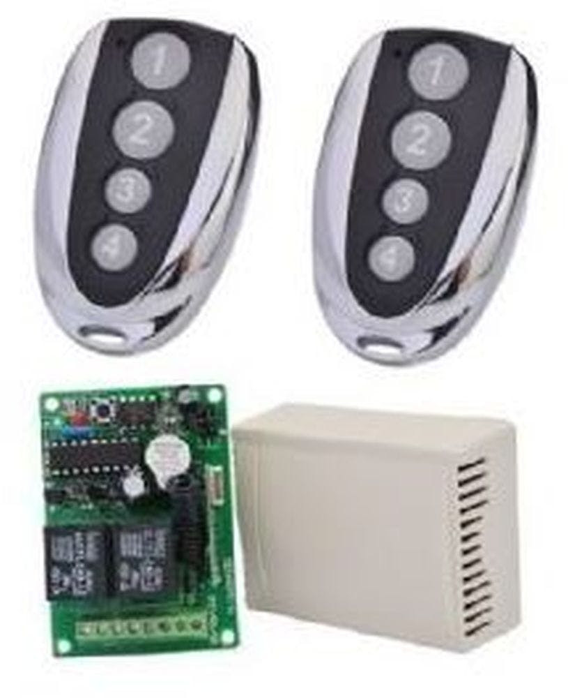 Conjunto Recetor Com 2 Comandos 433Mhz