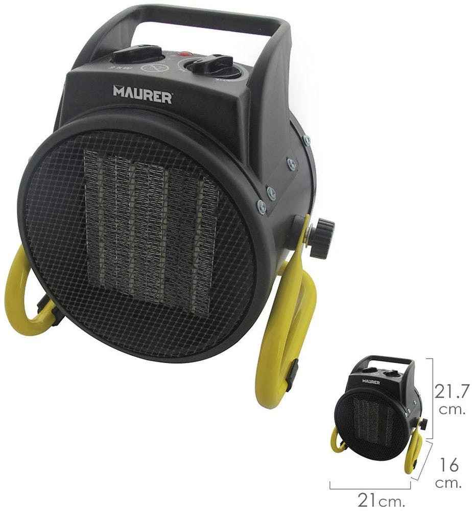 Termoventilador ceramico cañon aire 1000 / 2000 w.