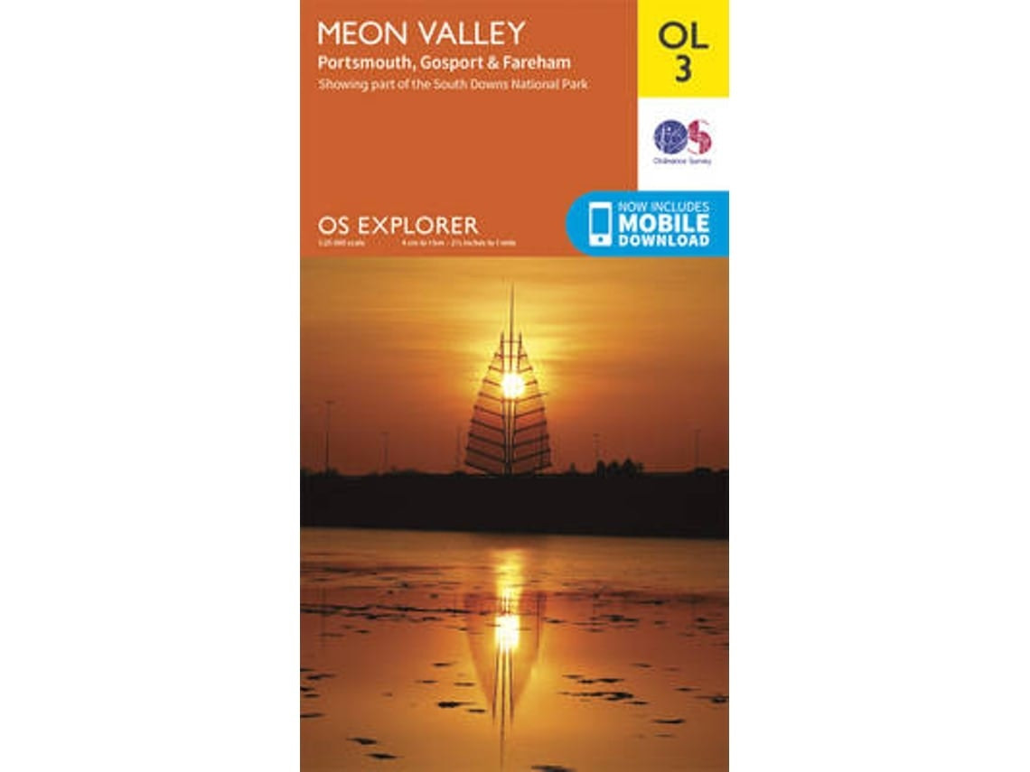 Meon Valley, Portsmouth, Gosport & Fareham by Ordnance Survey (English)