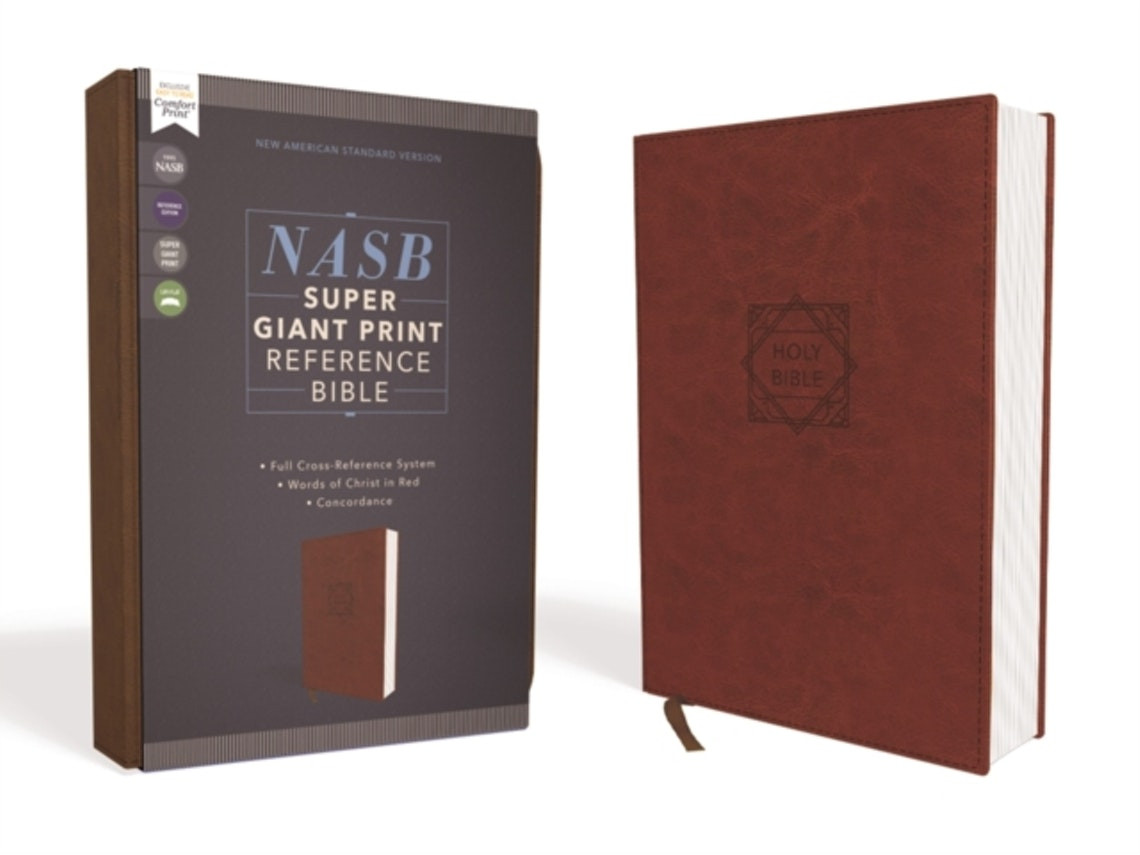 Super Giant Print Reference Bible by Zondervan (English)