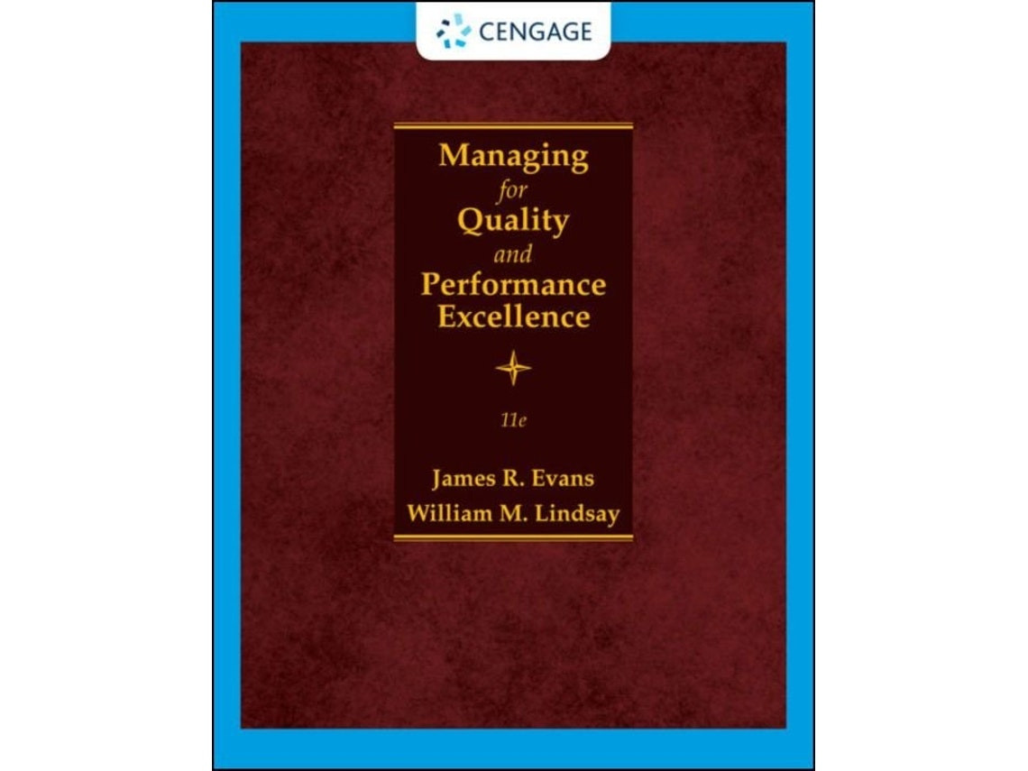 Managing for Quality and Performance Excellence de James Evans y William Lindsay (Portugués)