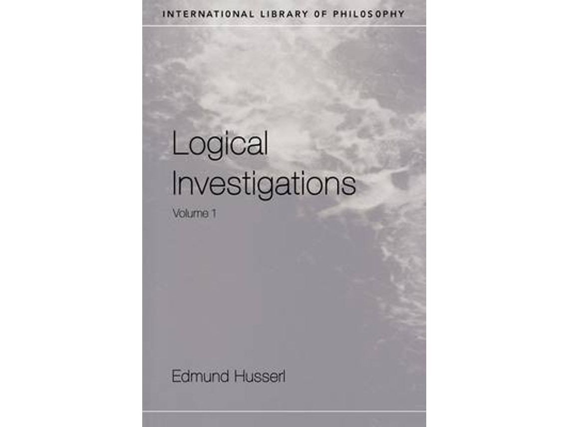 Logical Investigations de Edmund Husserl (Inglés)