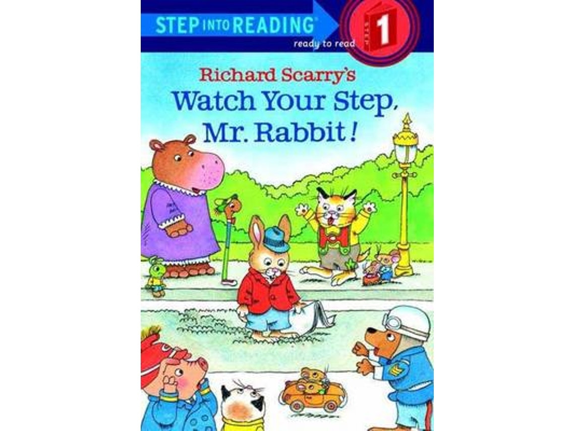 Watch Your Step, Mr. Rabbit! de Richard Scarry (Inglés)
