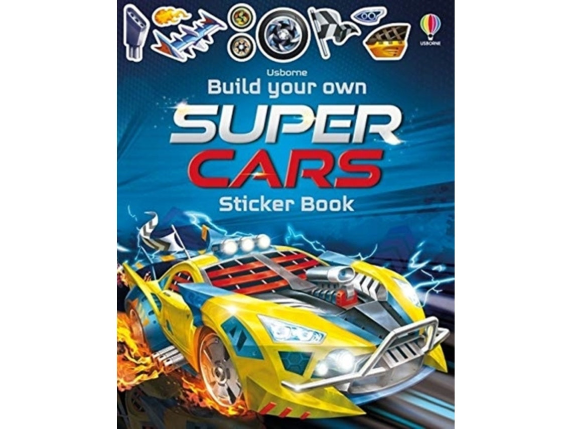 Build Your Own Supercars Sticker Book by Simon Tudhope (English)