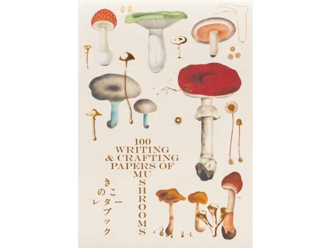 100 Writing and Crafting Papers of Mushrooms de PIE International (Japonés)