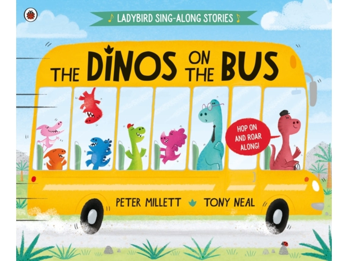 The Dinos on the Bus by Peter Millett (English)