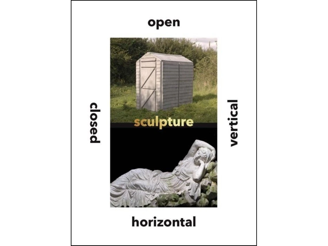 Sculpture Vertical Horizontal Closed Open de Penelope Curtis (Español)