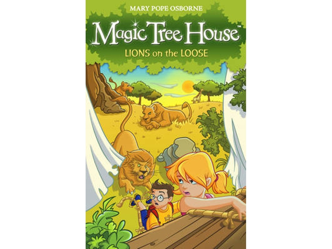 Magic Tree House 11: Lions on the Loose de Mary Pope Osborne (Inglés)