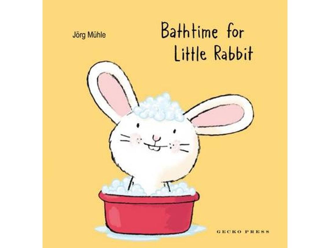 Bathtime for Little Rabbit de Joerg Muhle (Inglés)