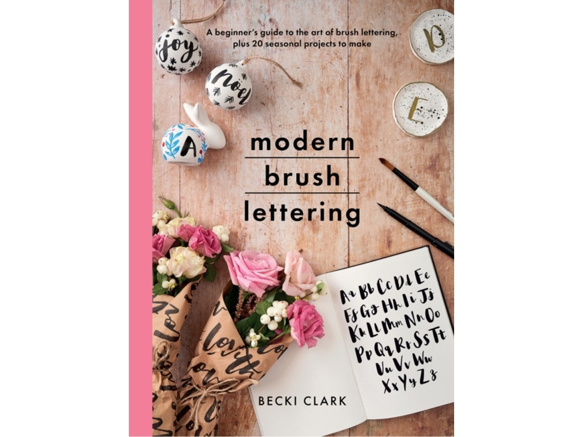 Modern Brush Lettering de Becki Clark (Inglés)