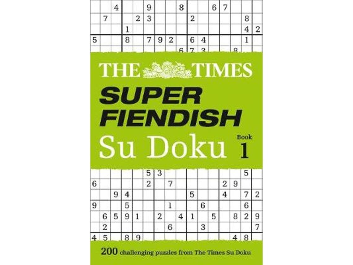 The Times Super Fiendish Sudoku Book 1 de The Times Mind Games (Inglés)