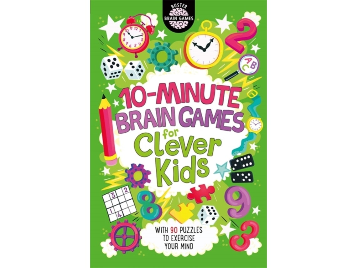 10-Minute Brain Games for Clever Kids de Gareth Moore (Inglés)