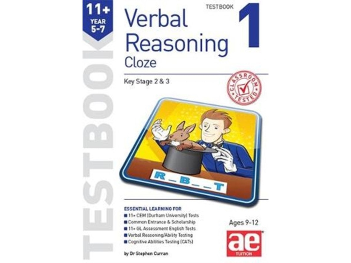 11+ Verbal Reasoning Year 5-7 Cloze Testbook 1 de Stephen C. Curran y Warren J. Vokes (Inglés)