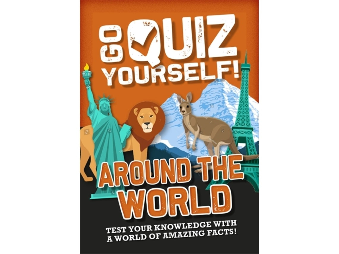 Go Quiz Yourself! Around the World de Izzi Howell (Inglés)