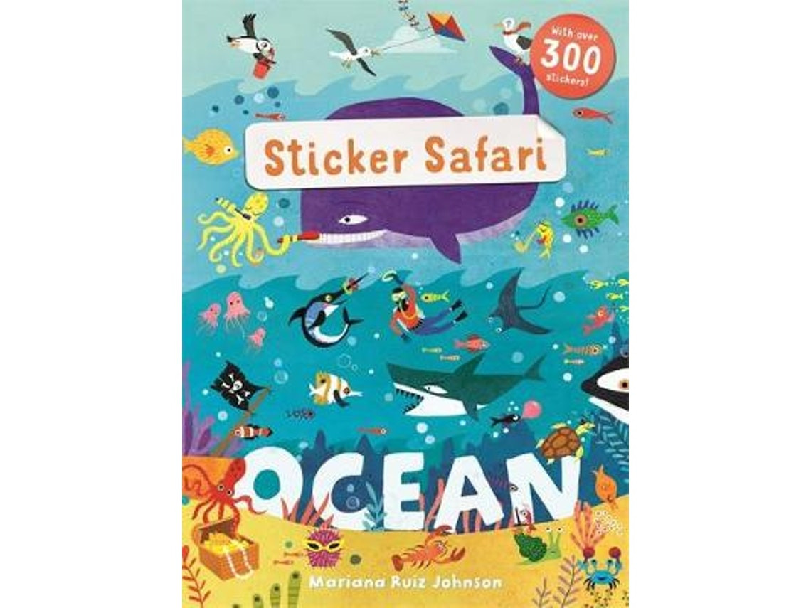 Sticker Safari: Ocean de Ruth Symons (Inglés)
