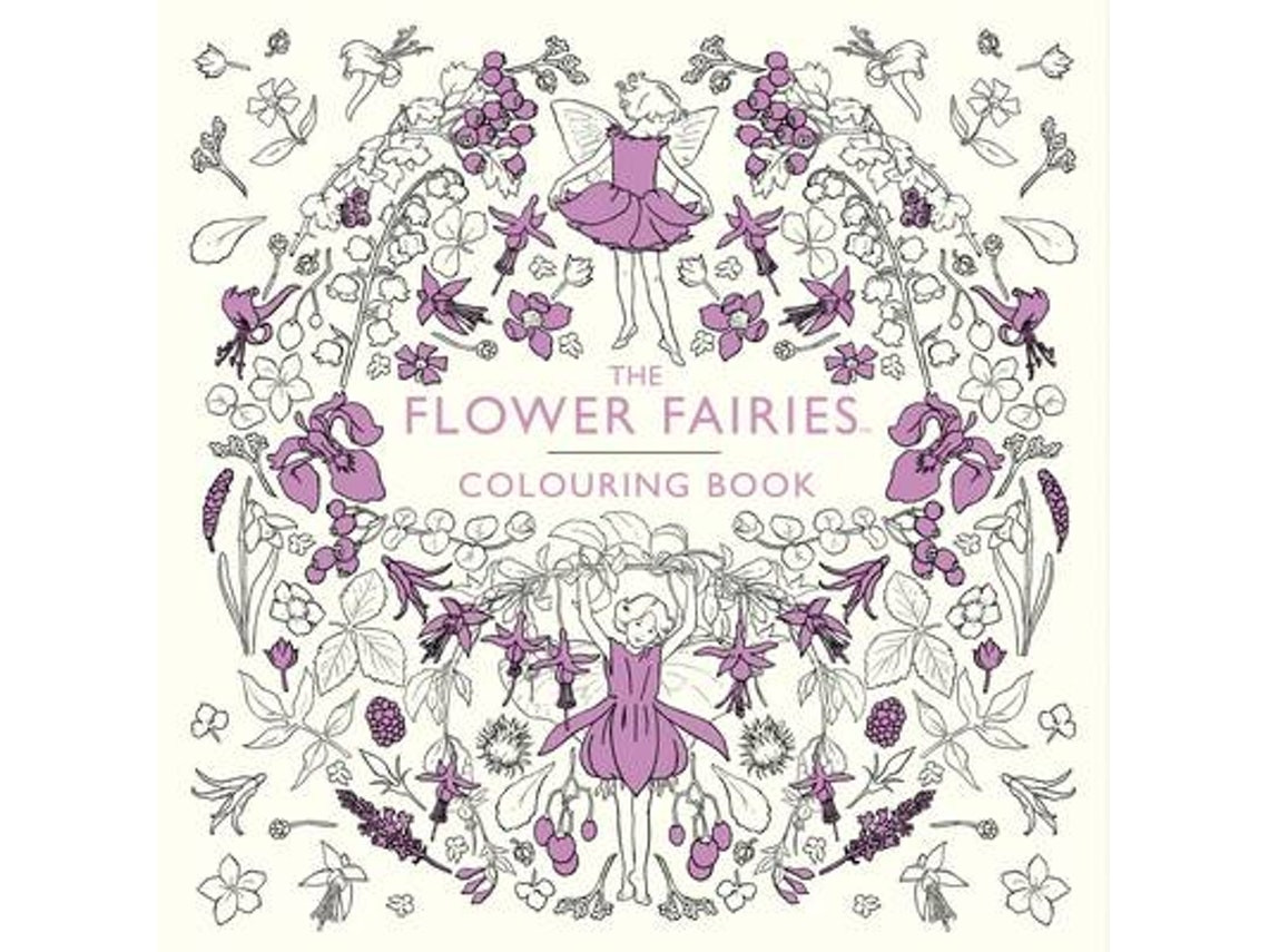 The Flower Fairies Colouring Book de Cicely Mary Barker (Inglés)