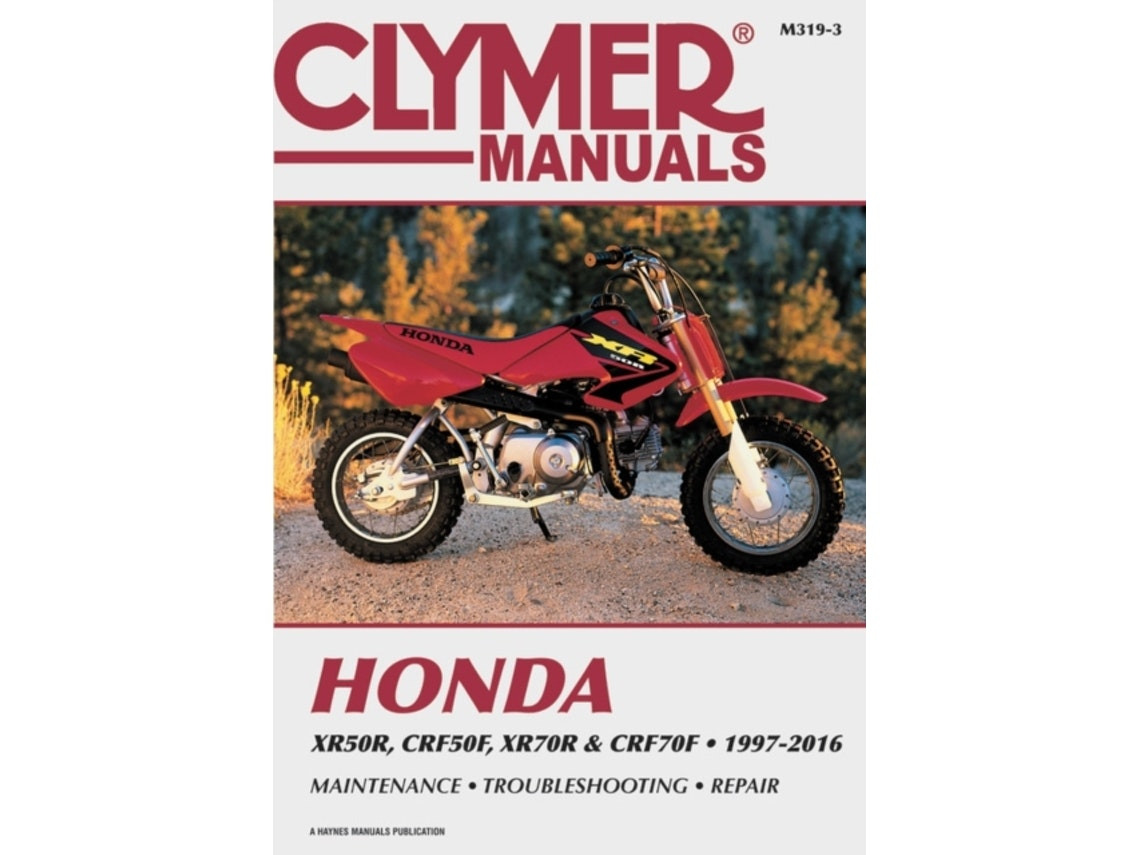 Honda XR50R CRF50F XR70R CRF70F 2000-2016 by Clymer Publications (English)