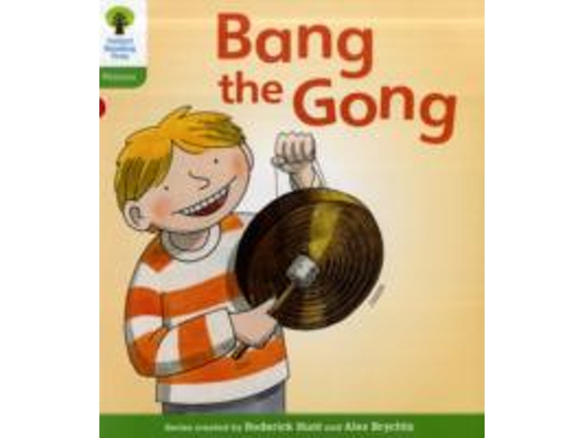 Oxford Reading Tree: Floppy's Phonics Fiction - Bang the Gong de Roderick Hunt y Kate Ruttle (Inglés)