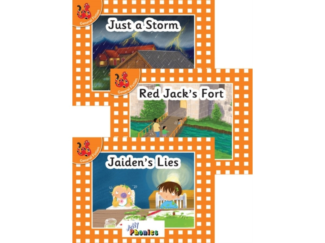 Jolly Phonics Orange Level Readers Set 4 by Louise Van-Pottelsberghe (English)