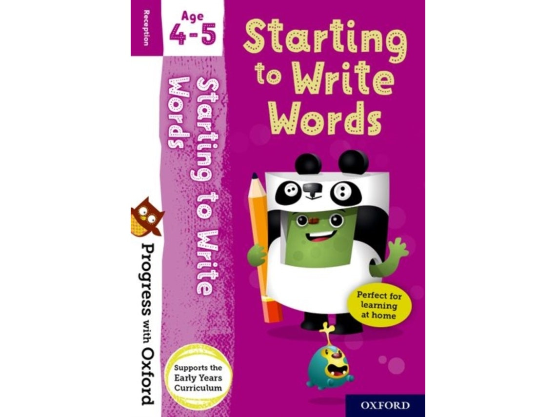 Progress with Oxford: Starting to Write Words de Eileen Jones (Inglés)