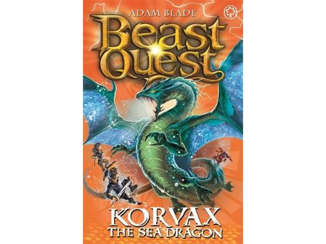 Beast Quest: Korvax the Sea Dragon de Adam Blade (Inglés)