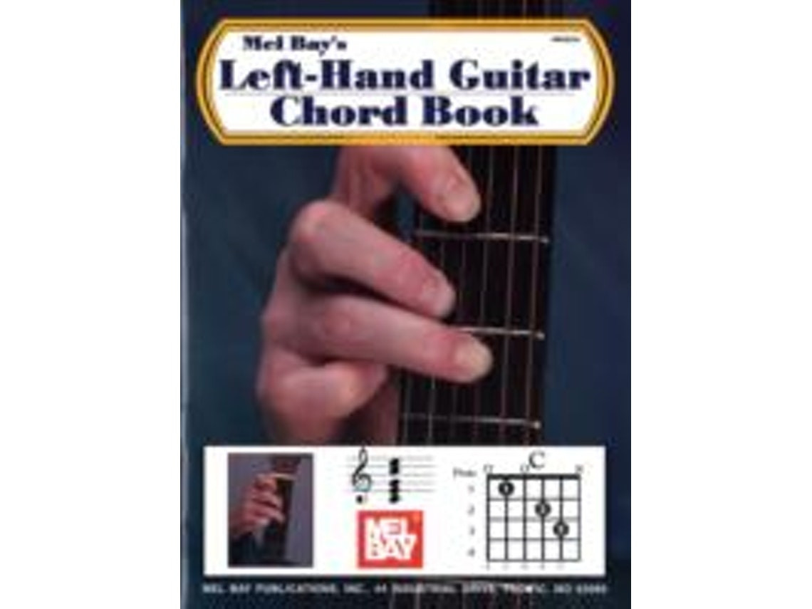 Left-Hand Guitar Chord Book de William Bay (Inglés)