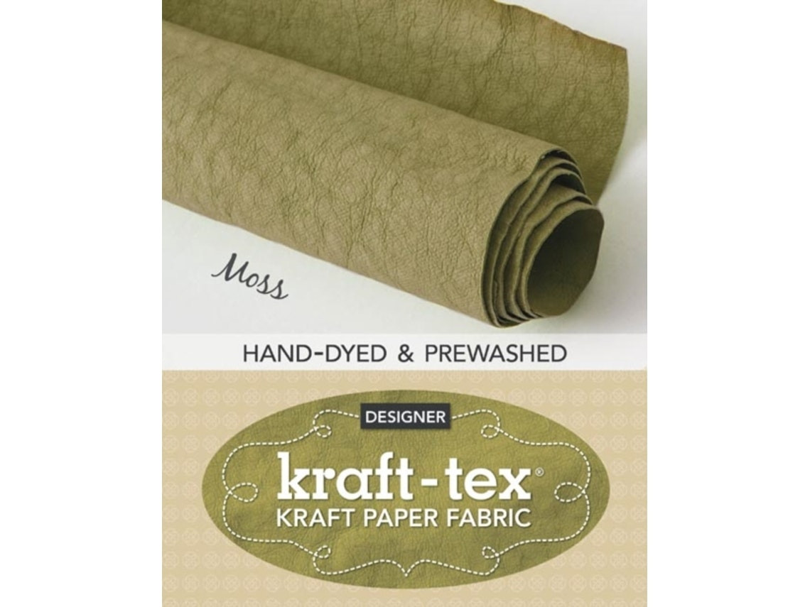 Kraft-Tex Roll Moss teñido a mano y prelavado de C &AMP; T PUBLISHING (Inglés)