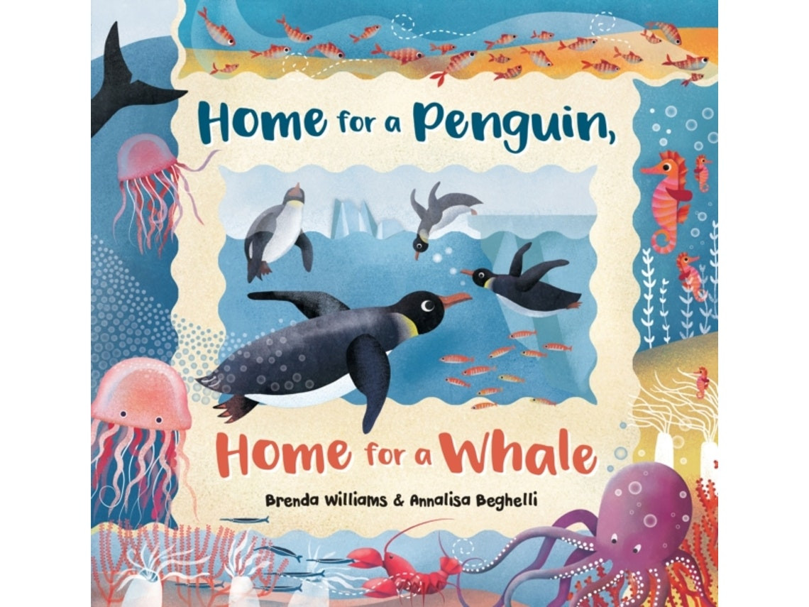 Home for a Penguin; Home for a Whale de Brenda Williams (Inglés)