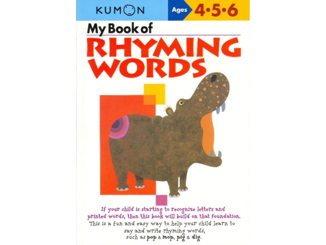 My Book of Rhyming Words de Kumon (Inglés)