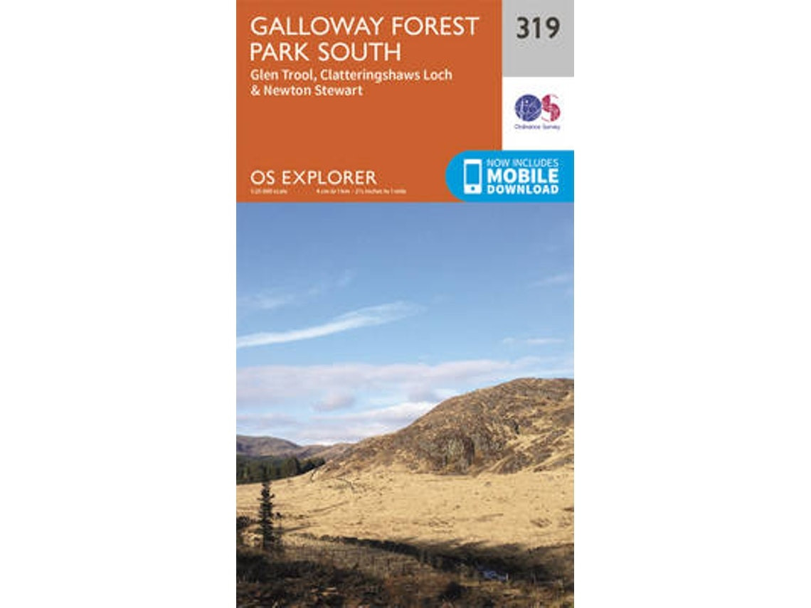 Galloway Forest Park South de Ordnance Survey (Inglés)