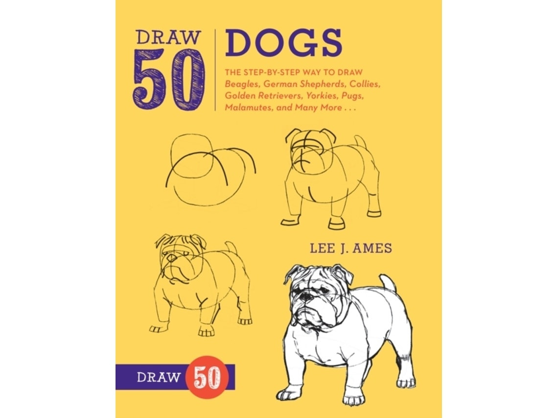 Draw 50 Dogs de L Ames (Inglés)