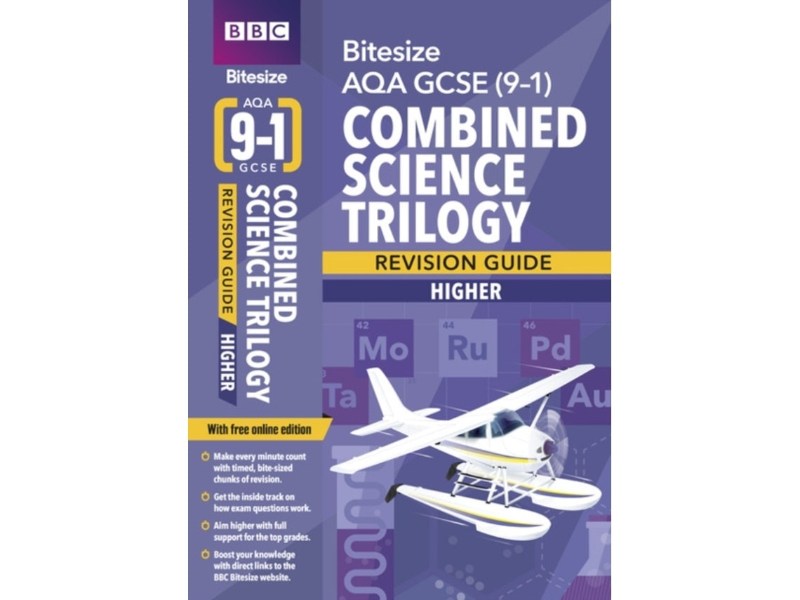BBC Bitesize AQA GCSE Combined Science Trilogy Higher Revision Guide de Karen Bailey, Kieron Nixon, Byron Dawson (Inglés)