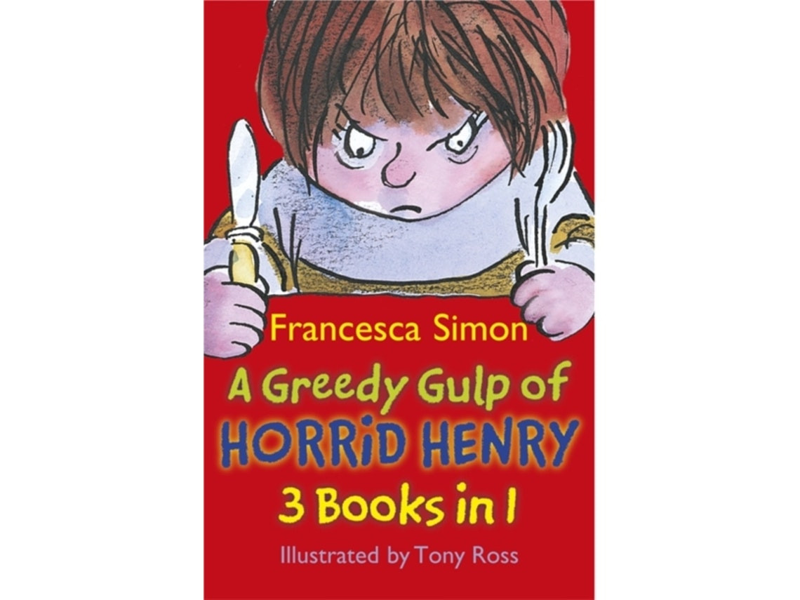 A Greedy Gulp of Horrid Henry de Francesca Simon (Inglés)