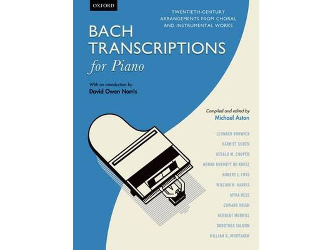 Bach transcriptions for piano by Johann Sebastian Bach (English)