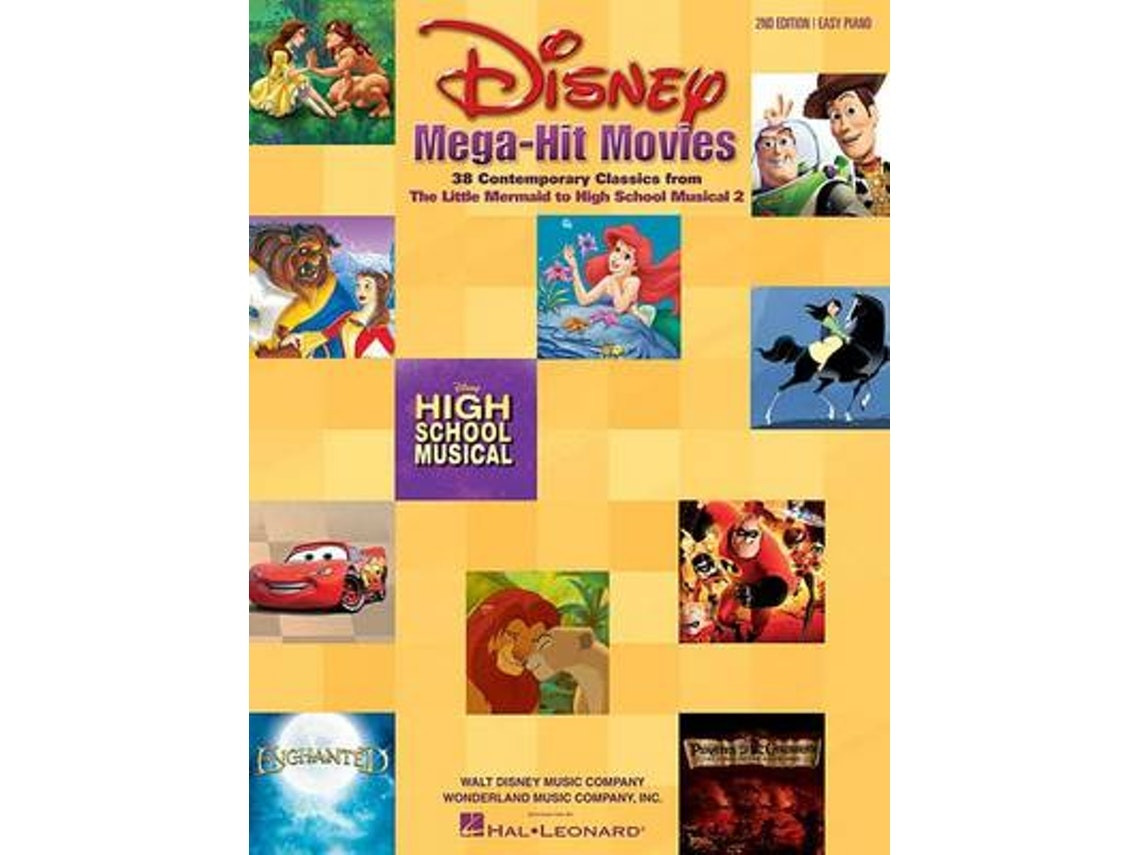 Disney Mega-Hit Movies de Hal Leonard Corp (Inglés)