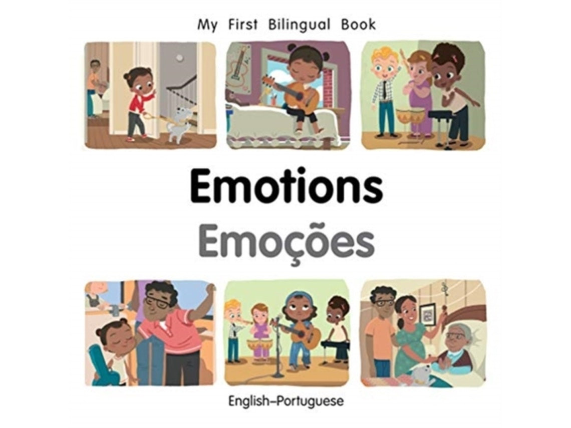 My First Bilingual Book — Emotions de Patricia Billings (Portugués)