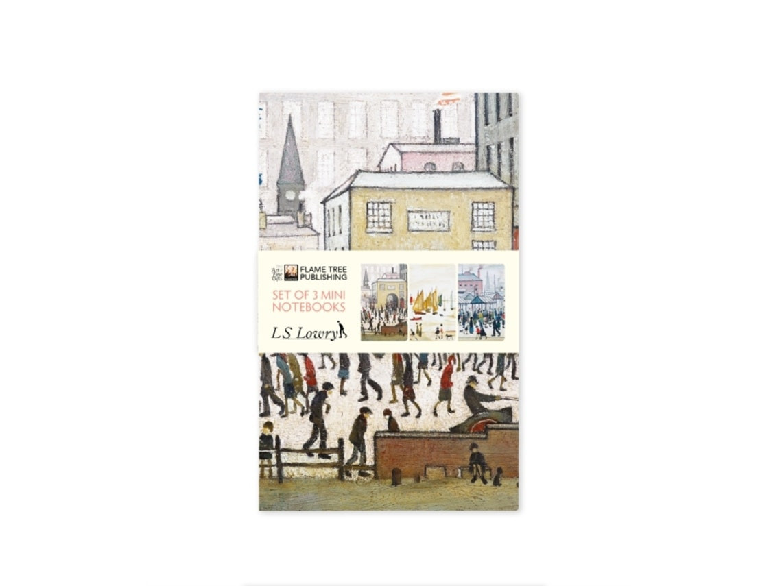 Set de 3 libretas mini L.S. Lowry (Inglés)