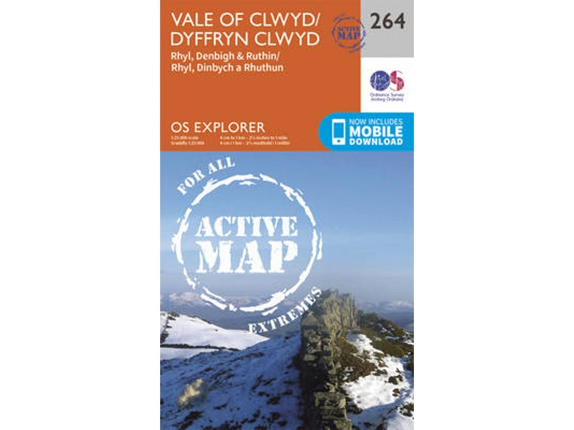 Vale of Clwyd, Rhyl, Denbigh and Ruthin by Ordnance Survey (English)
